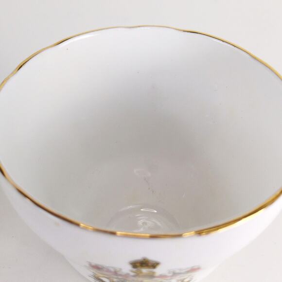 Vtg Regency Bone China Niagara Falls Canada Cup & Saucer Souvenir Made England - Picture 10 of 12